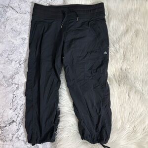 lululemon athletica Black Cropped Pants